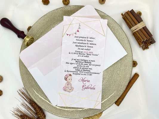 Invitatie de botez cod 6518B