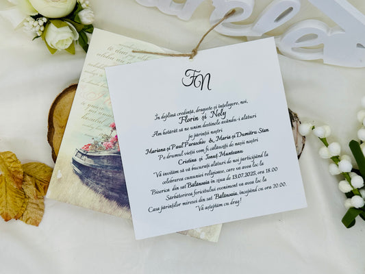 Invitatie de nunta cod 16213