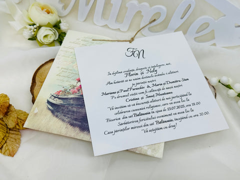 Invitatie de nunta cod 16213