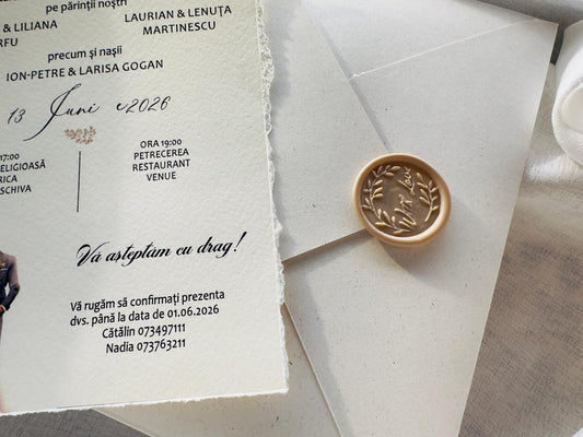 Invitatie nunta miri cod 1323