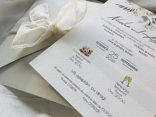 Invitatie nunta cod 1447