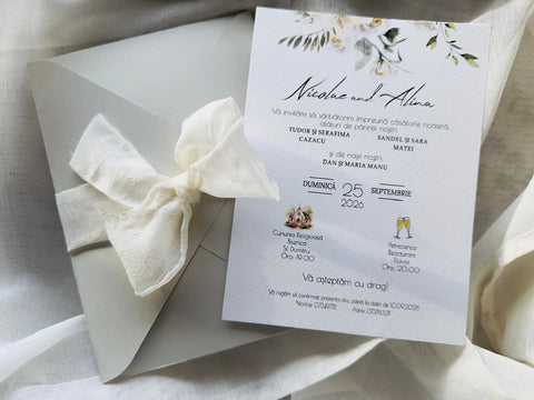 Invitatie nunta cod 1447