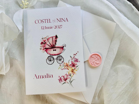 Invitatie nunta si botez cod 11493