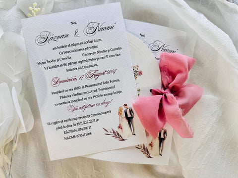Invitatie nunta cod 1442