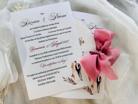 Invitatie nunta cod 1442