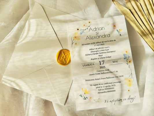 Invitatoe nunta cod 10710