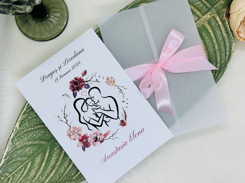 Invitatie nunta si botez cod 11532