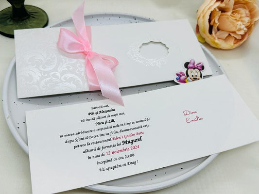 Invitatie de botez cod 20465A