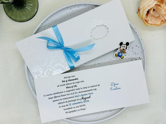 Invitatie de botez cod 20465B