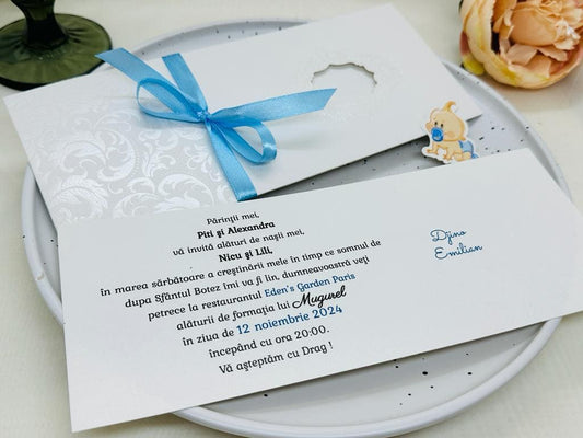Invitatie de botez cod 20465C