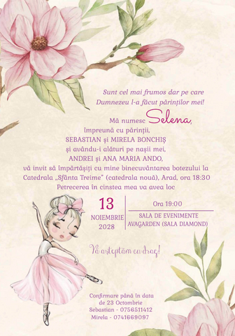 Invitatie electronica botez IB10