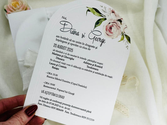 Invitatie nunta calc transparent 1386
