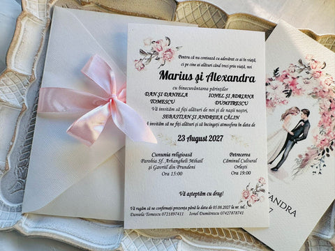 Invitatie nunta cod 1418