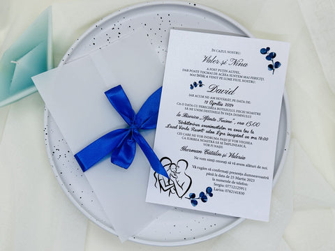 Invitatie nunta si botez cod 1374