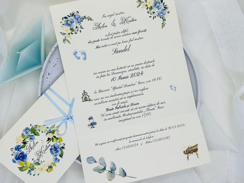 Invitatie nunta si botez cod 1382