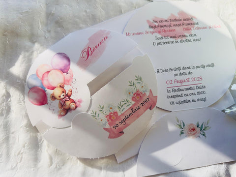 Invitatie de botez cod 1601