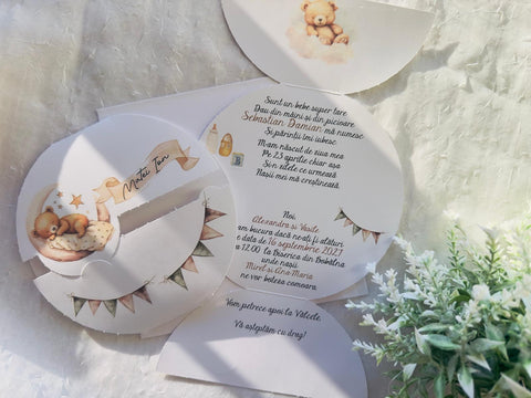 Invitatie de botez cod 1605