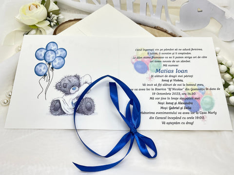 Invitatie de botez cod 1646