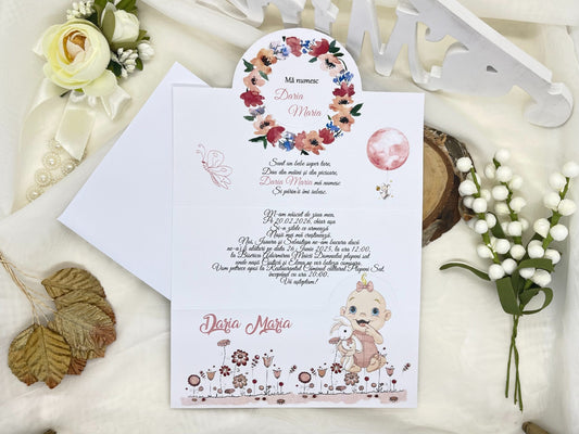 Invitatie de botez cod 1690