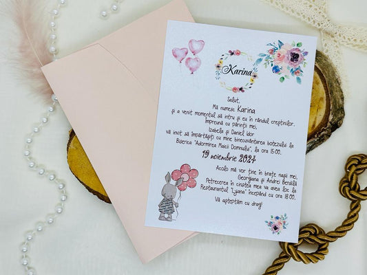 Invitatie botez cod 1707