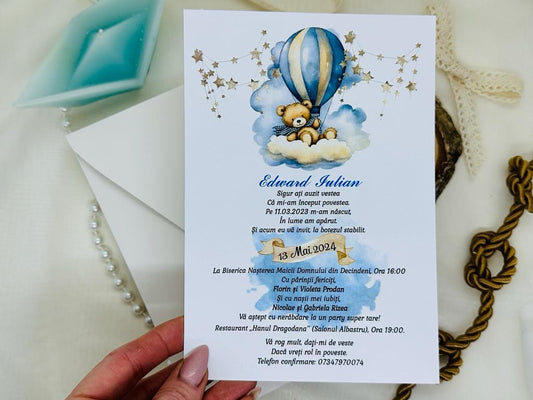 Invitatie de botez cod 1713