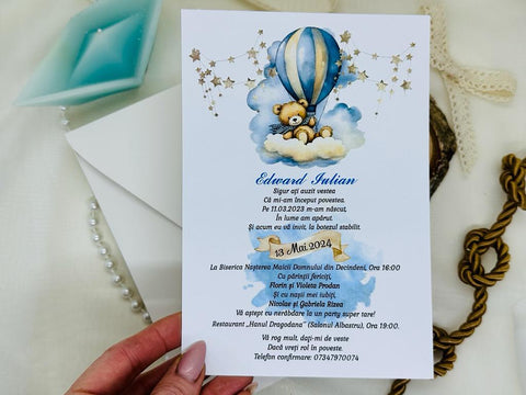 Invitatie de botez cod 1713