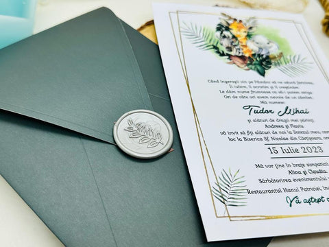 Invitatie botez animale cod 1720