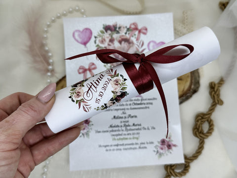 Invitatie botez cod 1727