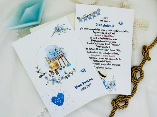 Invitatie botez cod 1734