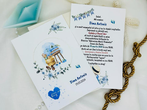 Invitatie botez cod 1734