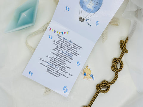Invitatie botez bebe cod 1740