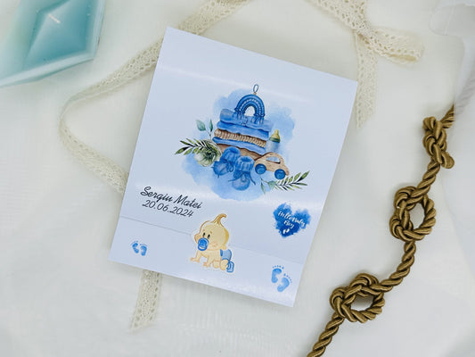 Invitatie botez bebe cod 1740