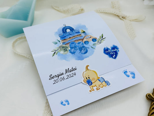 Invitatie botez bebe cod 1740