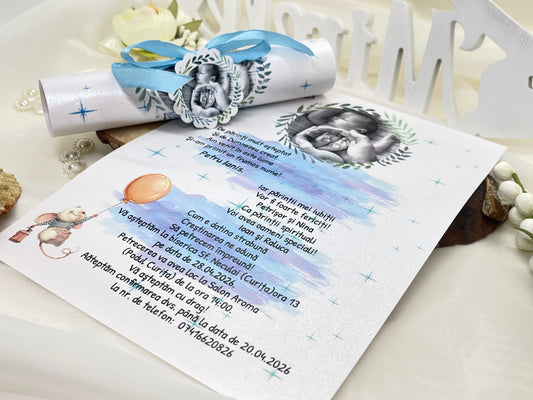 Invitatie de botez cod 1882