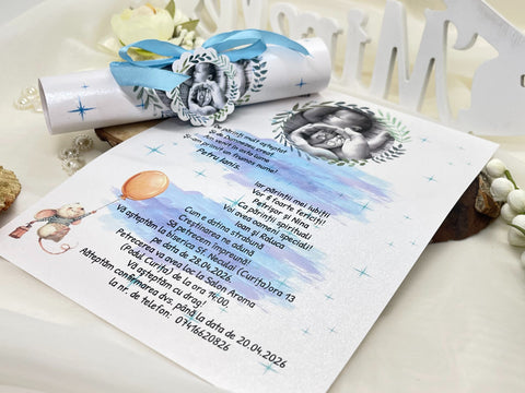 Invitatie de botez cod 1882