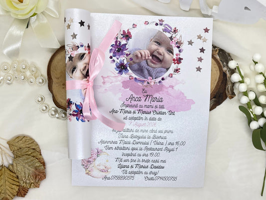 Invitatie de botez cod 1883