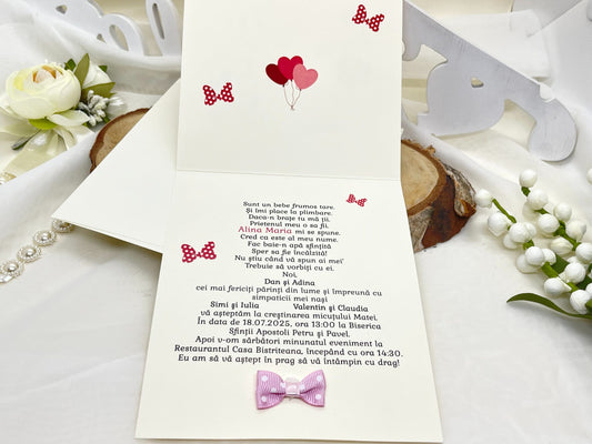 Invitatie de botez cod 1885