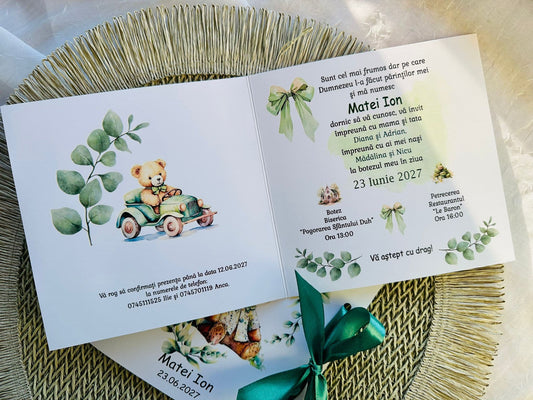 Invitatie botez cod 1890