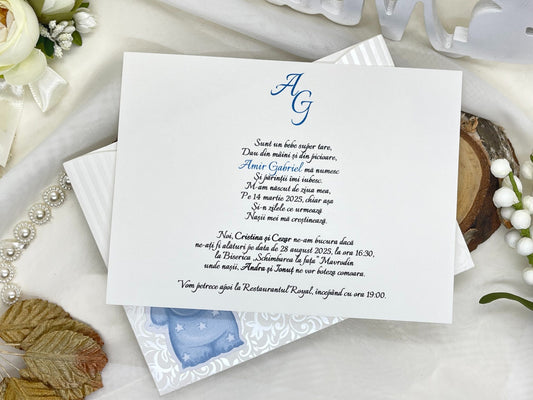 Invitatie de botez cod 20446B