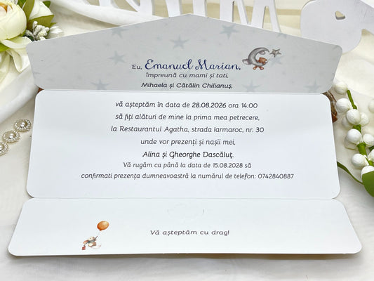 Invitatie de botez cod 20508