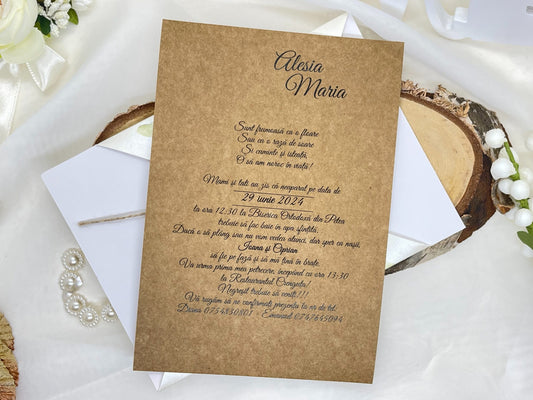 Invitatie de botez cod 730
