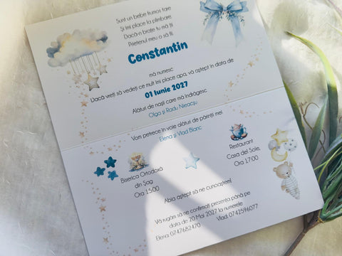 Invitatie botez cod 1608