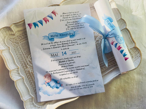 Invitatie botez cod 1427