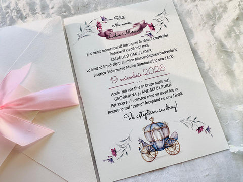 Invitatie de botez cod 1044