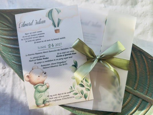 Invitatie ursulet cod 1681