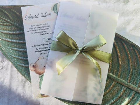 Invitatie ursulet cod 1681