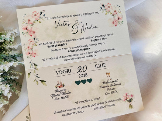 Invitatie miri cod 1377