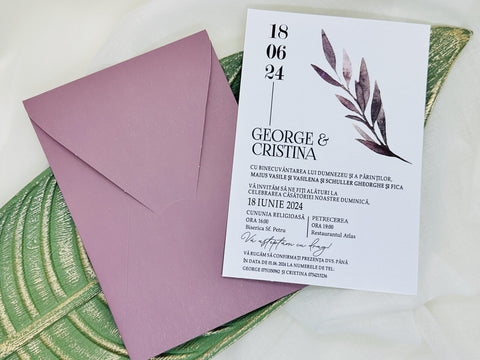 Invitatie nunta cod 1389