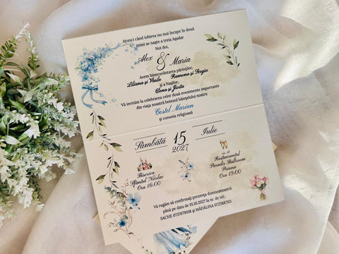 Invitatie nunta cod 1491