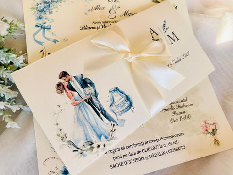 Invitatie nunta cod 1491